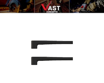 Vast Concepts Xact Fit Universal Reusable Aerosol Nozzle - Black (2 Pack)