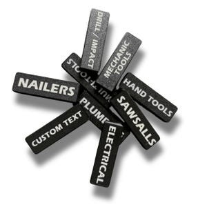 XAct Fit Customizable Label for PACKOUT Tool Boxes