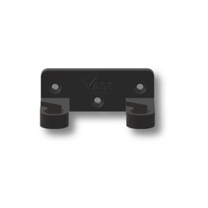May include: Black plastic wall mount with two hooks and the text "VAST CONCEPTS" printed on the front.