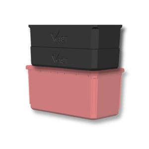 XAct Fit Milwaukee PACKOUT Deep Organizer Rectangle Nesting Bin Set