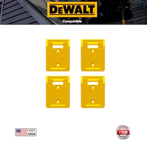 Vast Concepts DeWalt 20V & PowerStack Battery Mount | Battery Holder (4 Pack) DWLT-BM20