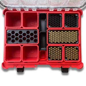 XAct Fit Long Ammo Insert for Milwaukee PACKOUT DEEP Organizers | PACKOUT Ranger Pro (Various Calibers)