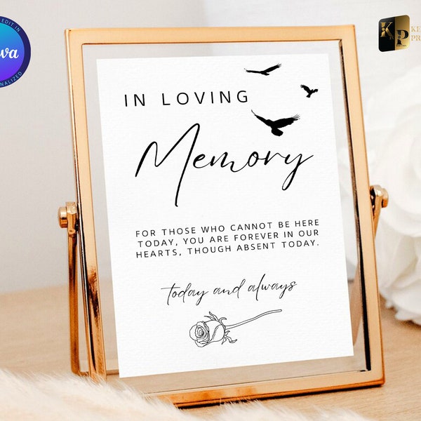 In Loving Memory Font - Etsy