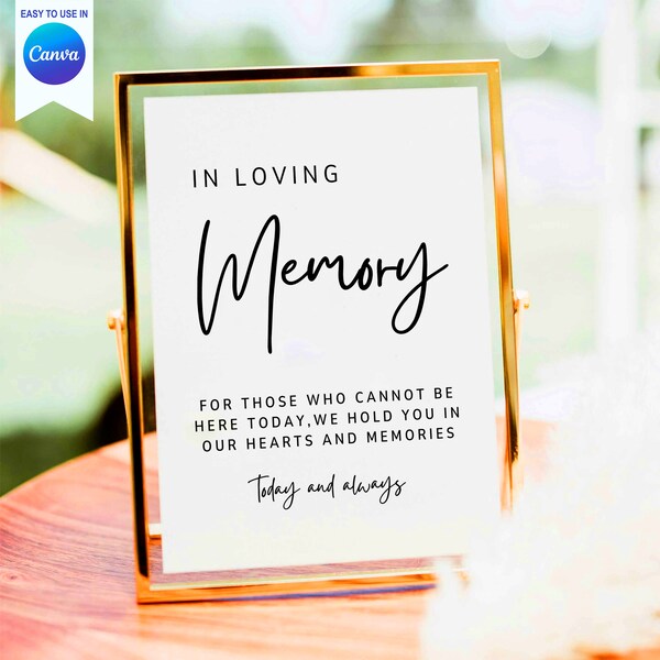 In Loving Memory Font - Etsy