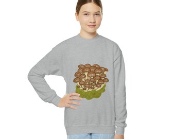 Mushroom Group, Kids Youth Crewneck Sweatshirt