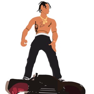 Travis Scott: Rodeo | Minimalist Album Poster