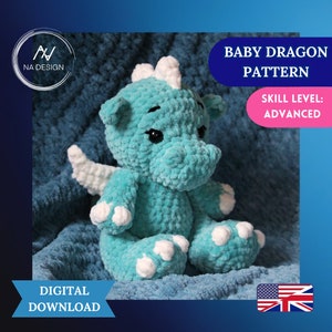 Baby Dragon - crochet pattern