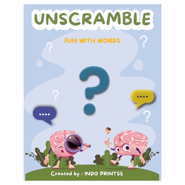 Vocabulary booster for kids, unscramble, jumbled words