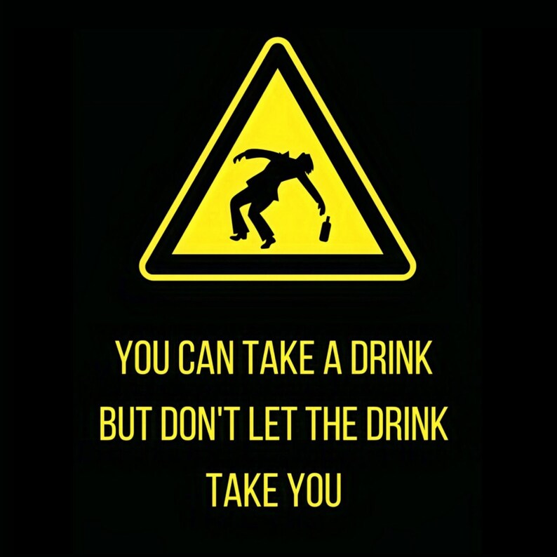 Funny social message, prints for bar, pubs and restaurant, liquor stores image 5