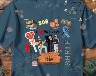 I Heart Hot Dads Jonas Shirt-Diabetes Awareness Edition