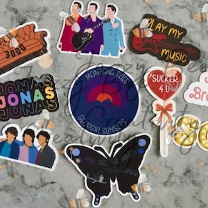 ジョナス　ディズニーチャンネル　ステッカー Jonas brothers sticker - Etsy 日本