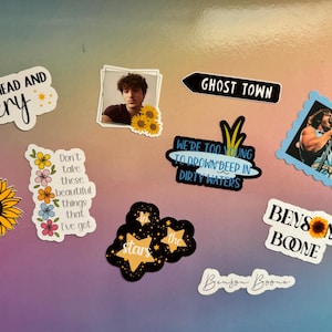 Benson Boone Sticker Set