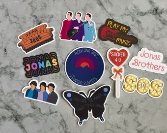 Jonas Sticker Set