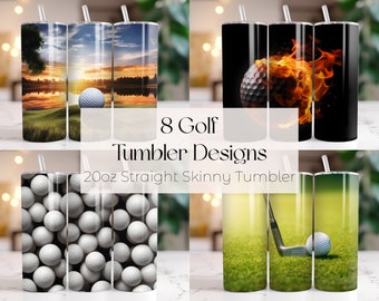 Golf Tumbler Wrap Bundle Golfing Life 20oz Skinny Tumbler Golf Lover Tumbler Wrap Funny Golf Tumbler Golfer Gift Golf Life Tumbler Wrap Golf