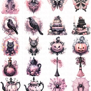 Pastel Halloween Clipart Pastelloween Clipart PNG Bundle Halloween Clip Art Commercial Use Clipart Watercolor Halloween PNG Pastel Goth File

This is a Digital Product that includes a bundle of 60 Pastel Halloween Clipart Watercolor designs.