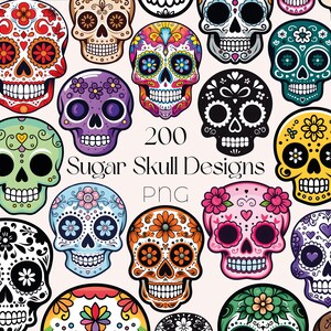 Sugar Skull SVG Bundle Mexican Sugar Skull Clipart Floral Sugar Skull SVG Day Of The Dead PNG Sugar Skull svg Dia De Los Muertos Clipart svg

This is a Digital Product that includes a bundle of 360 Sugar Skull SVG & Sugar Skull PNG designs.