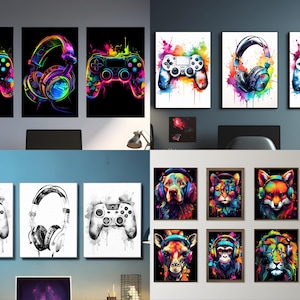 Gaming Poster Bundle Neon Gaming Prints Gaming Wall Art Gaming Room Decor Gamer Gift Gaming Posters Neon Boys Bedroom Decor Video Game Print

This is a Digital Product that includes a bundle of 40 Neon Gaming Poster wall art printable designs.