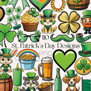 Niedliches St. Patricks Day Clipart Bundle Clipart, irischer Kobold PNG St. Patricks Day PNG St. Patricks Day PNG St. Patty Day PNG Shamrock Clipart St Patricks Day