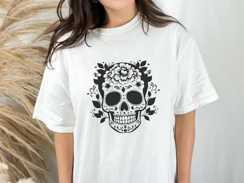 Sugar Skull SVG Bundle Mexican Sugar Skull Clipart Floral Sugar Skull SVG Day Of The Dead PNG Sugar Skull SVG Dia De Los Muertos Clipart

This is a Digital Product that includes a bundle of 50 Floral Sugar Skull SVG & PNG designs.