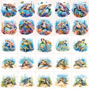 Watercolor Sea Turtle Clipart Floral Sea Turtle PNG Sea Clipart Ocean Animal PNG Tortoise Clipart Ocean Turtle PNG Watercolor Sea Turtle png

This is a Digital Product that includes a bundle of 50 Watercolor Sea Turtle Clipart designs.