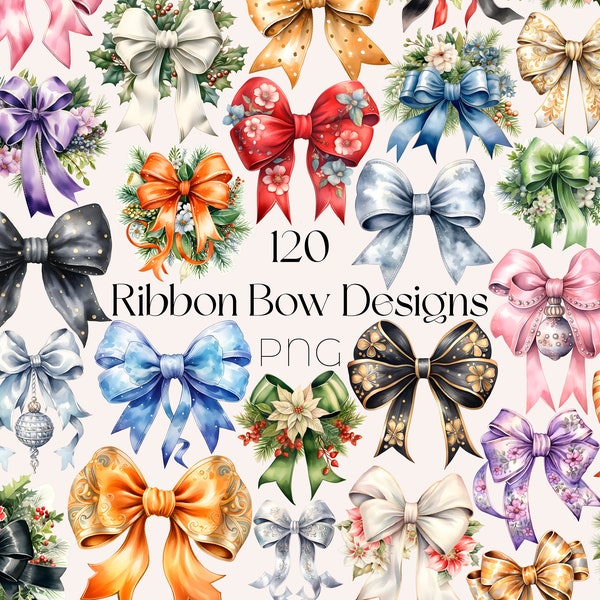 Christmas Bow Clipart Watercolor Bow Clipart Watercolor Christmas Clipart Ribbon Bow Clipart Watercolor Christmas Bow Clipart Pastel Clipart