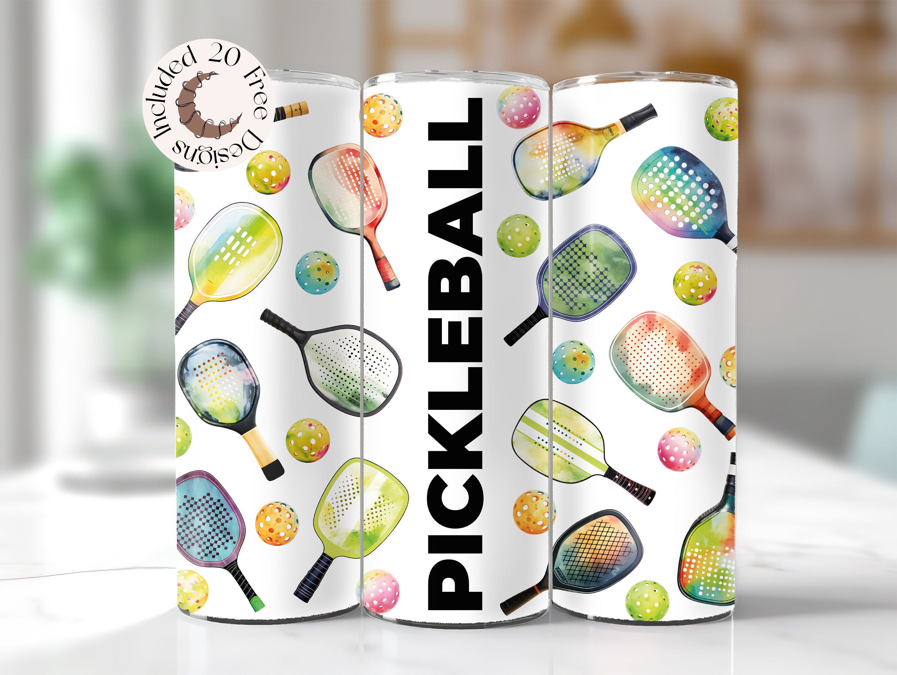 Pickleball Tumblers – Finery & Cake
