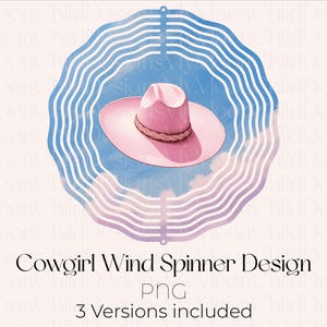 Turbine à vent de cow-girl côtière PNG aquarelle rose clair essoreuse à vent country design sublimation essoreuse à vent de cow-girl rose PNG girouette de jardin