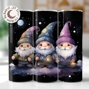 Gnome Tumbler Wrap Cute Gnome Tumbler Wrap Watercolor Gnome Tumbler Wrap Gnome Clipart Gnome Tumbler PNG Gnome 20 oz Tumbler Gnome Tumbler
