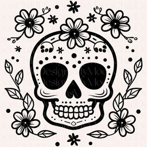 Sugar Skull SVG Bundle Mexican Sugar Skull Clipart Floral Sugar Skull SVG Day Of The Dead PNG Sugar Skull SVG Dia De Los Muertos Clipart

This is a Digital Product that includes a bundle of 50 Floral Sugar Skull SVG & PNG designs.