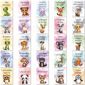 Affirmation Cards for Kids Printable Kids Affirmation Cards Positive Affirmation Cards for Kids Printable Affirmation Cards for Children PNG

This is a Digital Product that includes a bundle of 100 Positive Affirmation Cards for Kids.