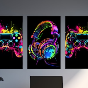 Gaming Poster Neon Gaming Prints Gaming Wall Art Gaming Room Decor Gamer Gift Gaming Posters Neon Boys Bedroom Decor Video Game Print Gaming

This Digital Product includes a bundle of 15 Gaming Poster & Neon Gaming Prints wall art printable designs.