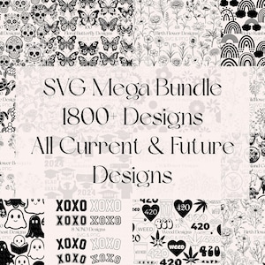 Ensemble SVG de la boutique entière Ensemble groupé de la boutique SVG Tous les modèles actuels et futurs SVG Usage commercial svg Ensemble de la boutique méga svg Clipart