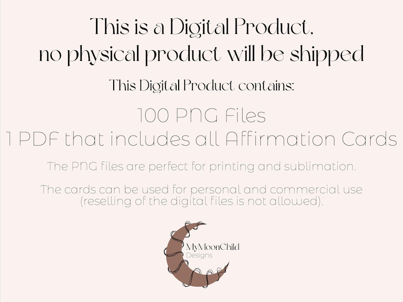 Affirmation Cards for Kids Printable Kids Affirmation Cards Positive Affirmation Cards for Kids Printable Affirmation Cards for Children PNG

This is a Digital Product that includes a bundle of 100 Positive Affirmation Cards for Kids.