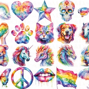 Watercolor Pride Clipart Bundle Pride Rainbow PNG LGBTQ Clipart Designs Cute Pride Clipart Watercolor Pride PNG Cute Rainbow png Pride Month

This is a Digital Product that includes a bundle of 40 Watercolor Pride Clipart designs.
