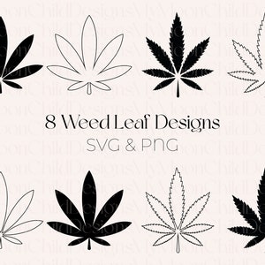 Weed Leaf SVG Files for Cricut Pot Leaf SVG Weed SVG Hippie svg 420 svg Weed Leaf png Cannabis Clipart Marijuana Leaf svg Stoner Gifts png