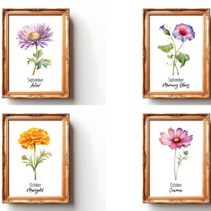 Birth Month Flower Print Watercolor Birth Flower Poster Birth Month Flower Wall Art Birth Flower Bouquet Print Birth Month Flower SVG Flower

This Digital Product includes a bundle of 24 Watercolor Birth Month Flower Print wall art printable designs.