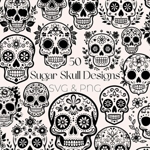 Sugar Skull SVG Bundle Mexican Sugar Skull Clipart Floral Sugar Skull SVG Day Of The Dead PNG Sugar Skull svg Dia De Los Muertos Clipart svg

This is a Digital Product that includes a bundle of 360 Sugar Skull SVG & Sugar Skull PNG designs.