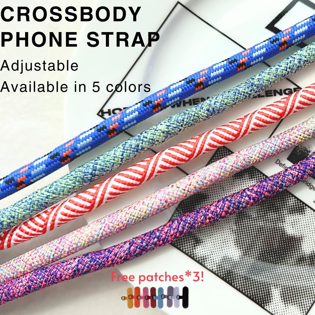調節可能なクロスボディ携帯電話ストラップ：安全なハンズフリーストラップ - Etsy 日本