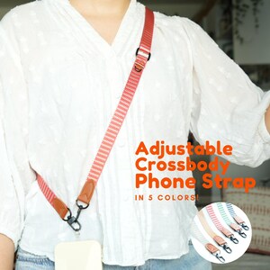 Bandoulière pour téléphone en 5 couleurs, cordon réglable pour téléphone, tour de cou en chaîne pour téléphone, dragonne antivol pour téléphone, bandoulière pour sac, cadeau pour maman
