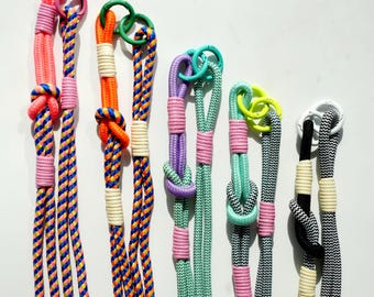 Handmade Rope Crossbody Phone strap. Colorful Rope strap in 5 colors - Vibrant, Universal fit phone strap.festive gift.