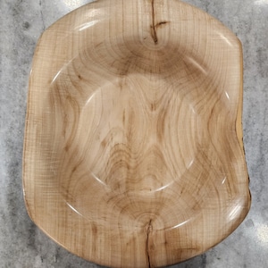 Unique Japanese Maple Platter Hand Turned on my Lathe