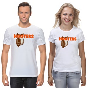 Hooters Owl Logo T-Shirt: USA America Waitress Tee