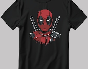 Deadpool grafisch T-shirt, uniseks katoenen T-shirt U24