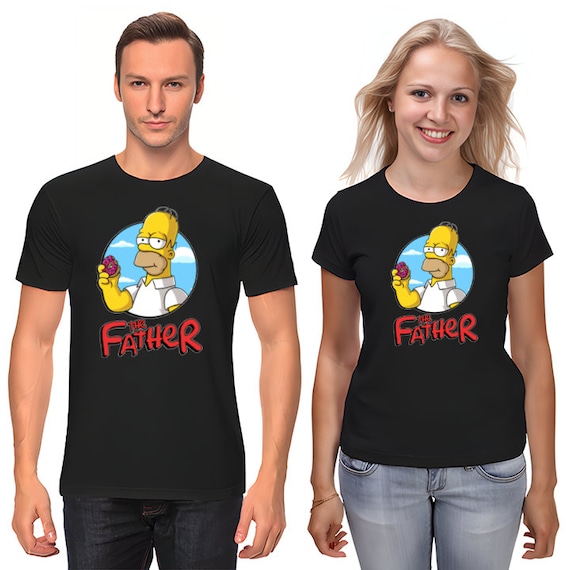 The Simpsons homer marge bart lisa Figure Short Sleeve White black Men s Women s T Shirt G803 Etsy Australia