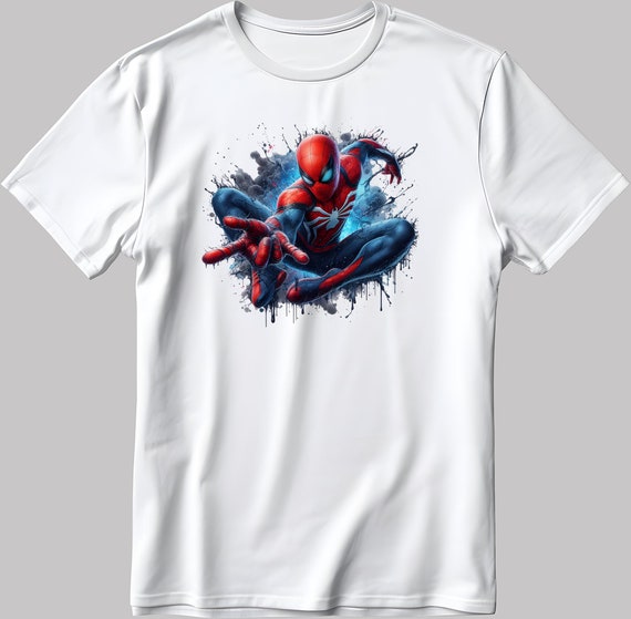 Maglietta Marvel Spiderman Per Ragazzi - Cotone E Poliestere, Maniche Corte, Girocollo - Foto 4