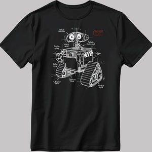 Project E Wall Poster Kurzarm Weiß-Schwarz Herren / Damen T-Shirt N577