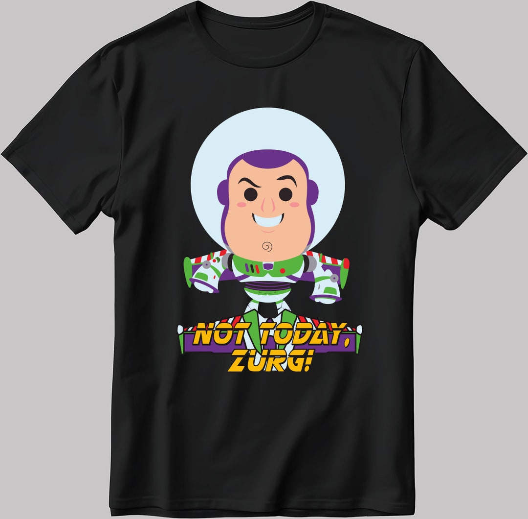 Toy Story Not Today Zurg Short Sleeve Whiteblack Men's / Women's T