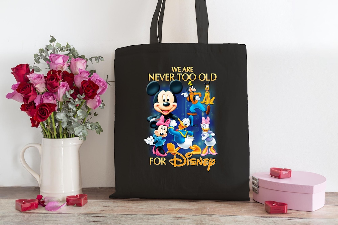 ミッキーマウス ディズニー コットントートバッグ N601 - Etsy 日本