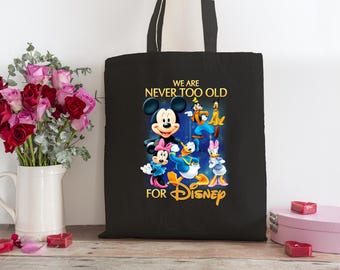 Mickey Mouse Disney Cotton Tote Bag N601