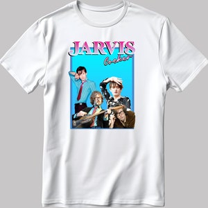 Famous Musician Jarvis Cocker Figure, Short Sleeve White-Black Men&#39;s / Women&#39;s T Shirt H141